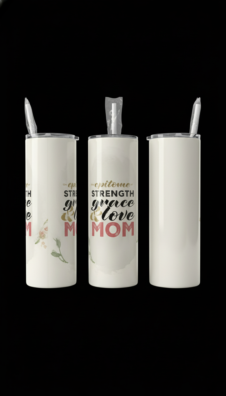 Three-sided tumbler view