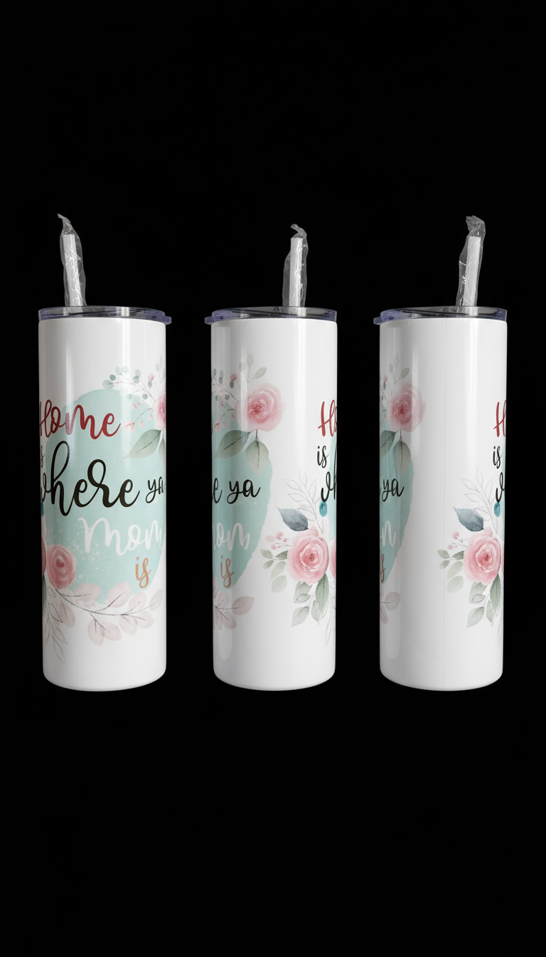 Three-sided tumbler view