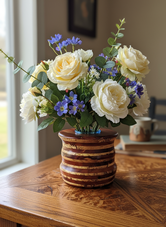 Universal Flower Vase with artificial flowers