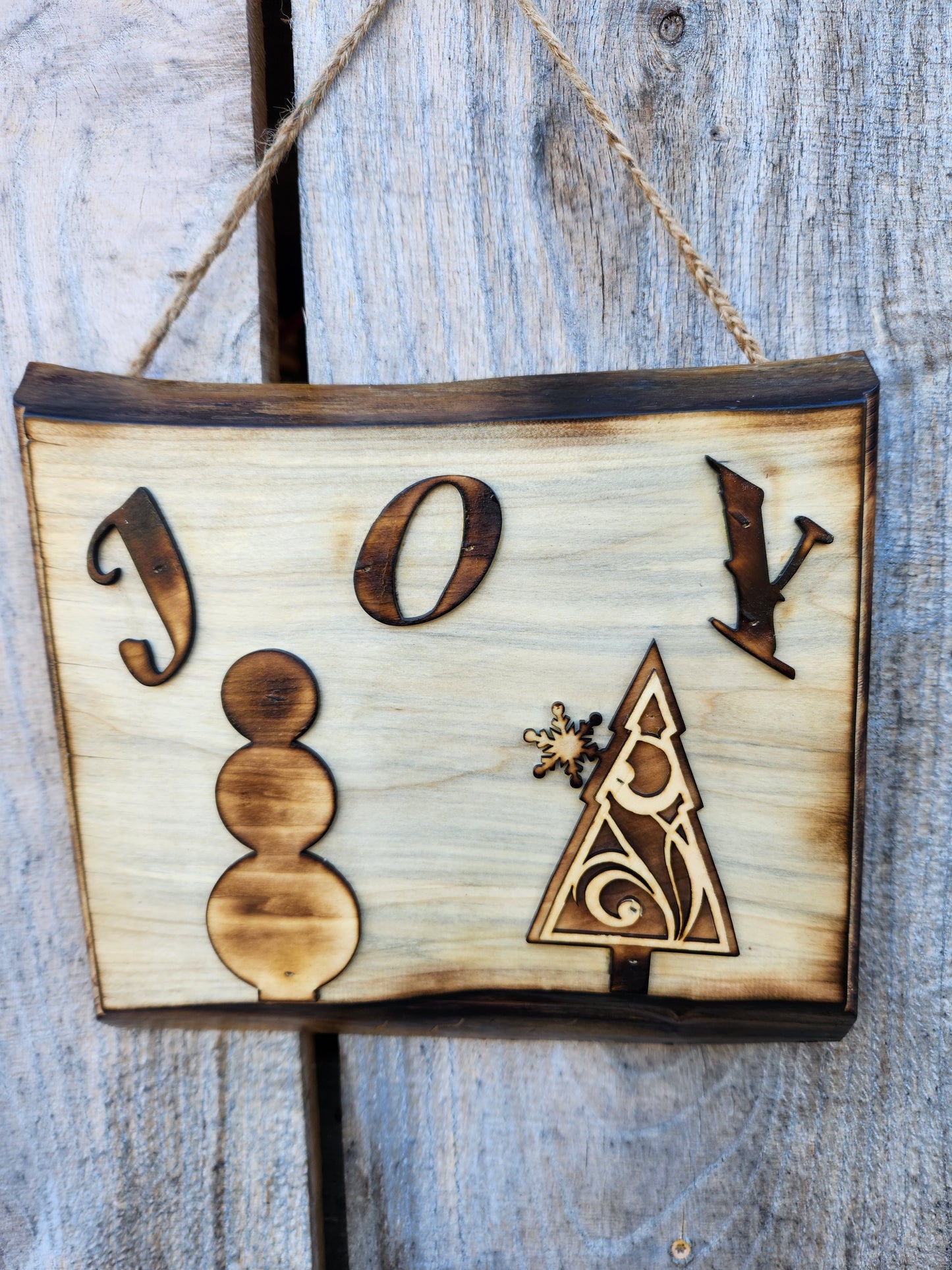 Rustic Wooden Christmas Sign