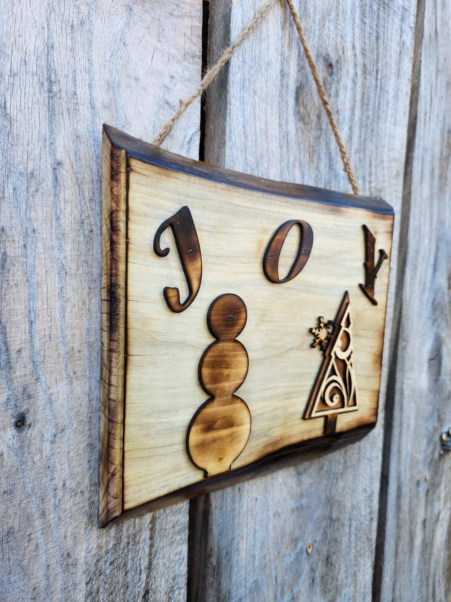 Rustic Wooden Christmas Sign