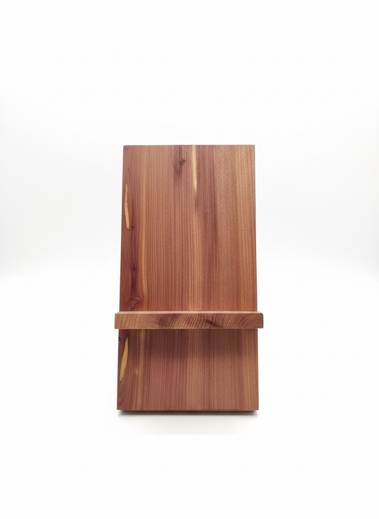 Enhanced Cedar Cell Phone Holder