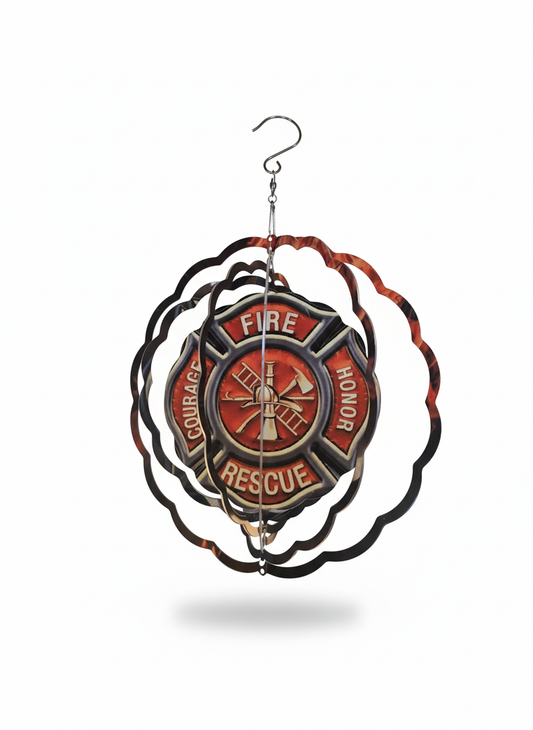 Fire Rescue on white background