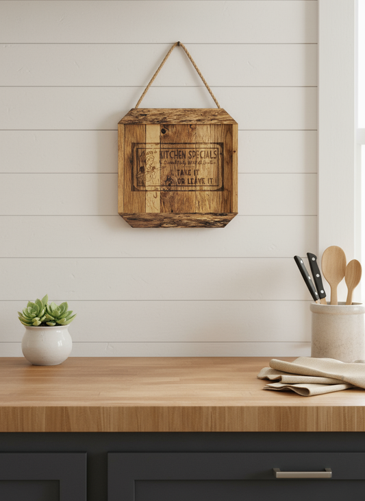 Kitchen Wall Decor in modern kitchen setting