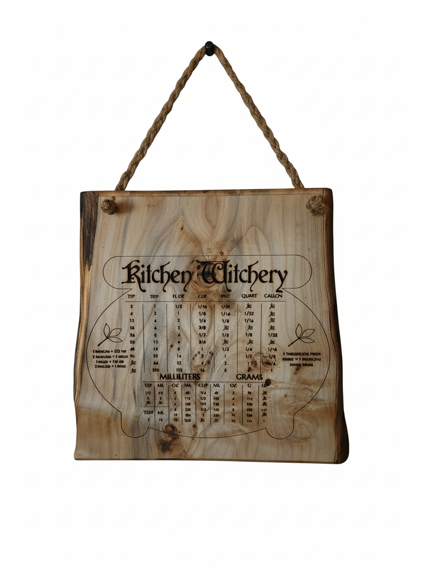 Kitchen Witchery with white background