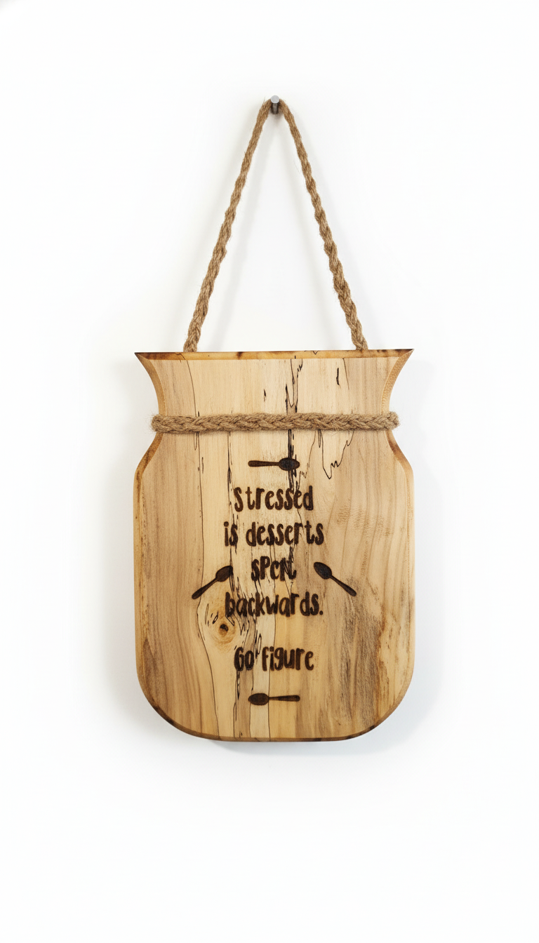 Stressed sign on white background