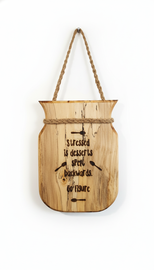 Stressed sign on white background