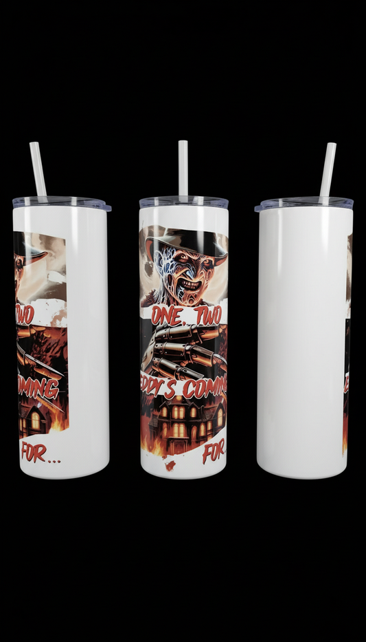 Three-sided tumbler view