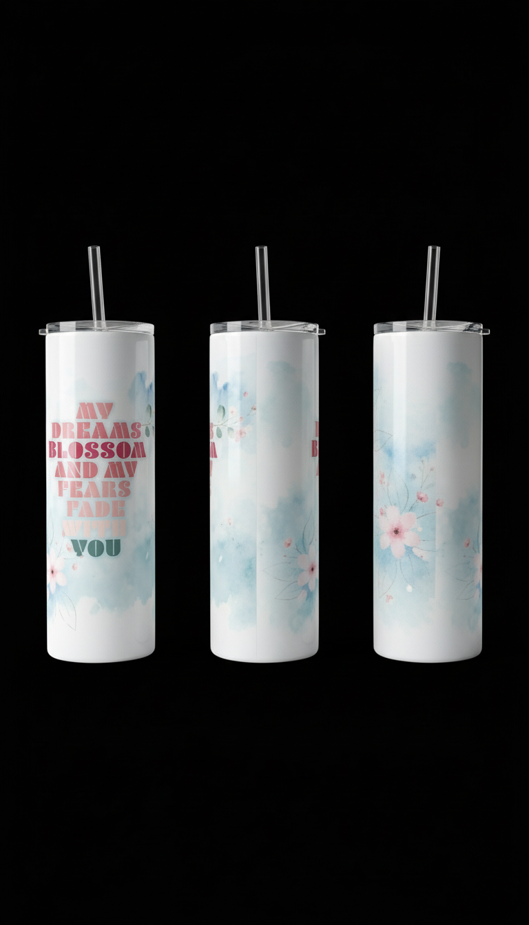 Three-sided tumbler view