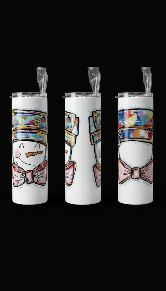 Three-sided tumbler view