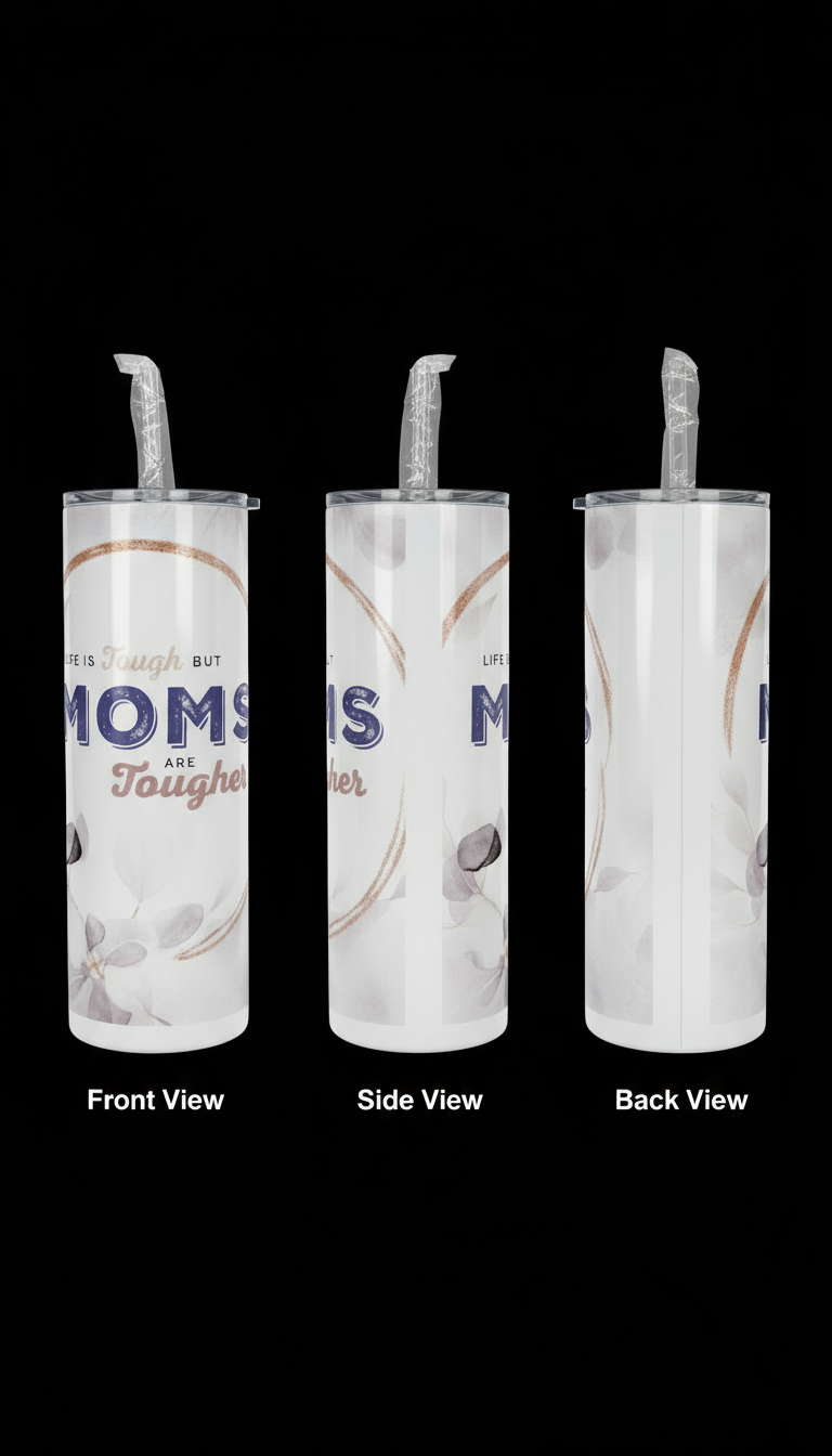 Three-sided tumbler view