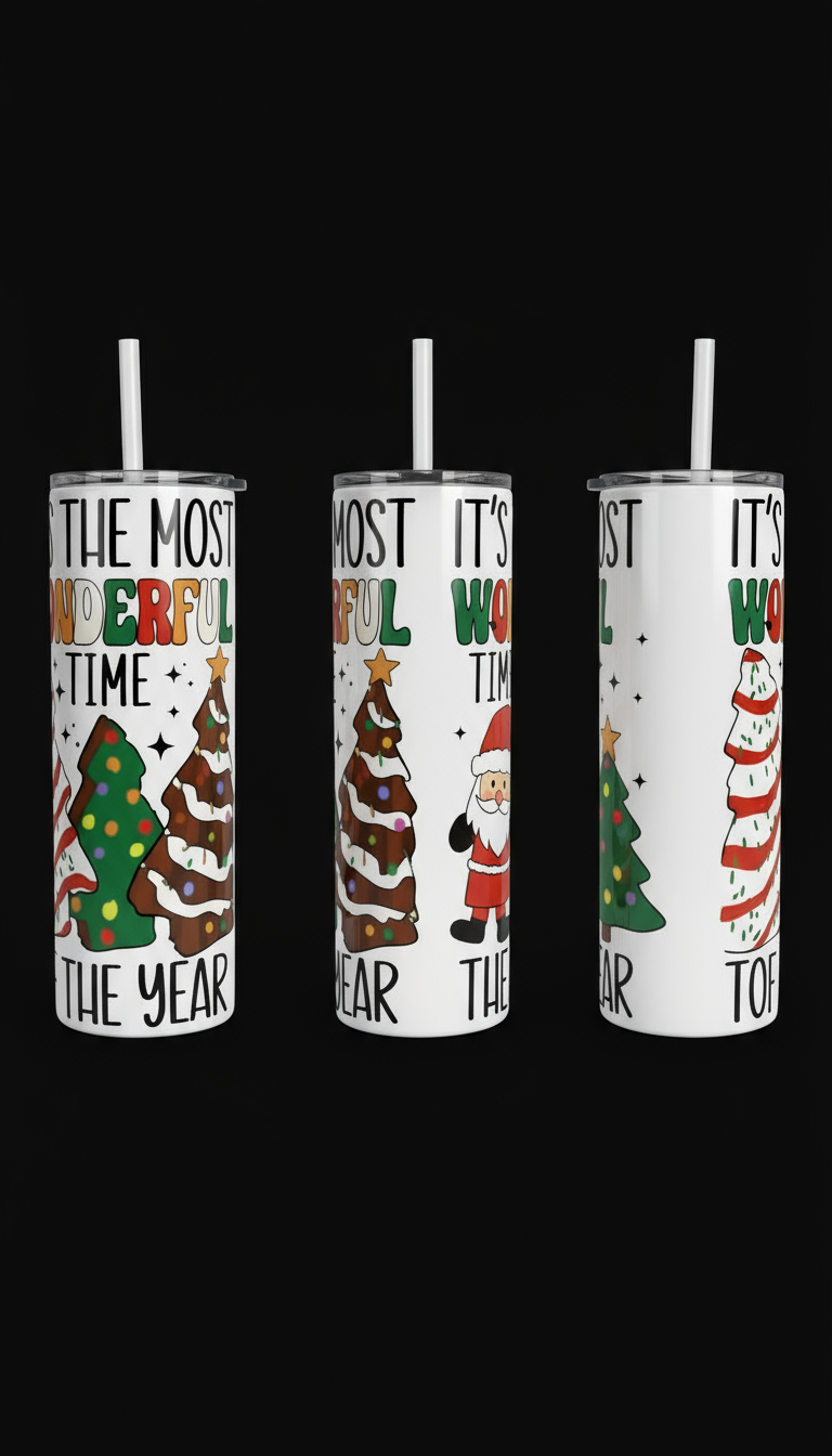 Three-sided tumbler view