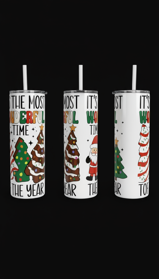 Three-sided tumbler view