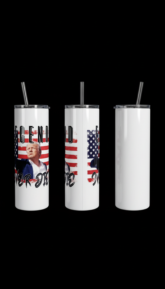 Three-sided tumbler view