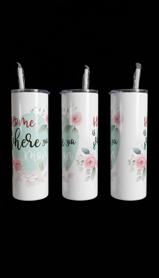 Three-sided tumbler view