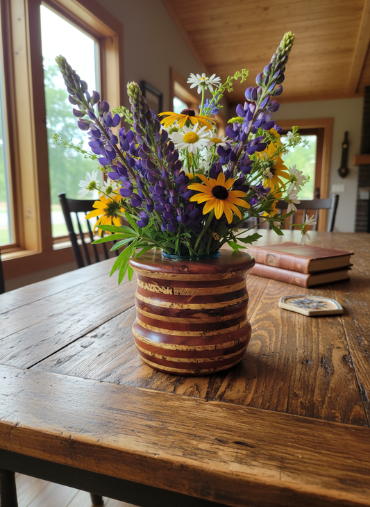 Universal Flower Vase with fresh flowers
