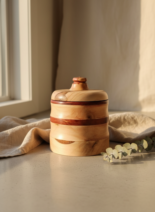 Wooden Canister professional photo